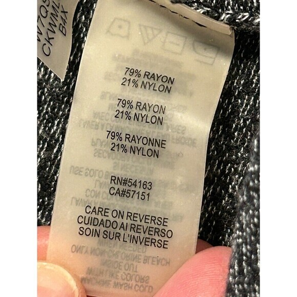 Calvin Klein Women’s Plus 1X Gray Turtleneck Sweater - Picture 7 of 9